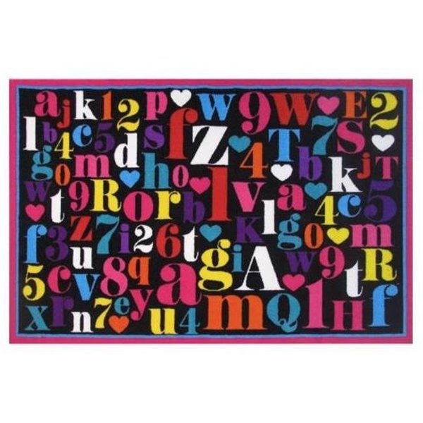 La Rug, Fun Rugs LA Rug; Fun Rugs FT-60 5178 Fun Time New Alphabet Rug FT-60 5178